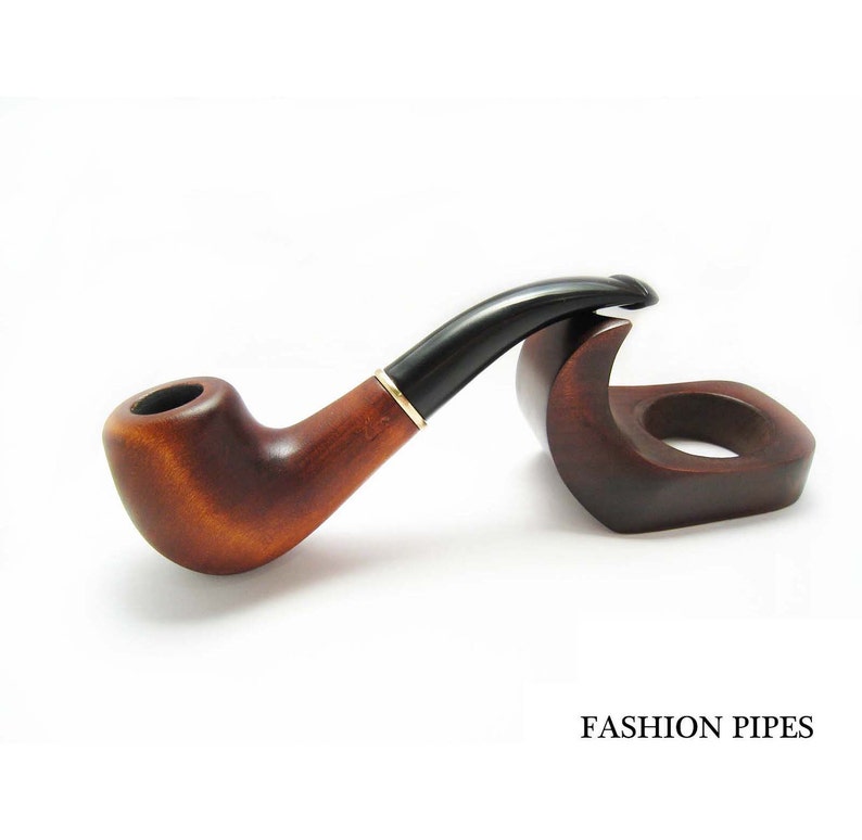 Handcrafted Pipe wooden pipe, Wood pipe Tobacco Pipe/Pipes Smoking Pipes/Pipe Fits 9mm filters Best Price in FPS image 4