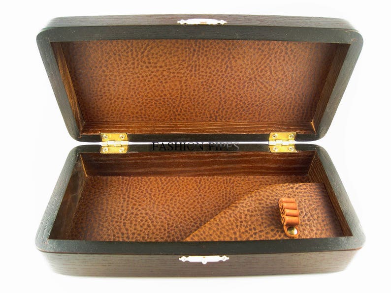 New Pipe Wooden Box BIG Carved Gift Box for Tobacco Smoking Etsy