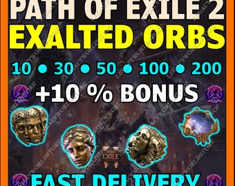 Orbes Exaltados de Path of Exile 2 / Moneda de PoE 2 / 2k-5k