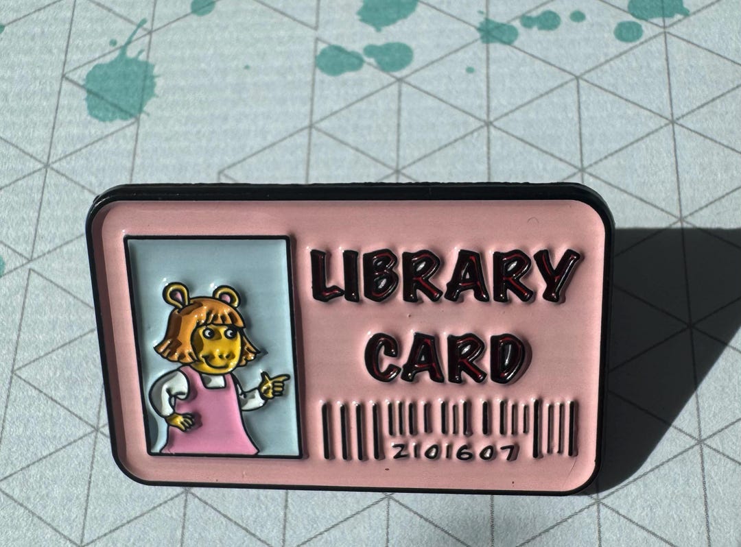 Library Book Pin Book Enamel Pins, Library Card Pin Badge Brooch, Book Lover, Library ...