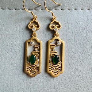 Art Nouveau Earrings, Regency Jewelry, Victorian Style Earrings, Dangle and Drop Bridal Earrings, Bridesmaids, Librarian gifts, Teacher Gift