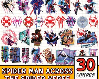Spider-Man: A través del Spider-Verse PNG, Spider-Man 2024 PNG, Spider-Man negro PNG, Miles Morales PNG, Descarga digital