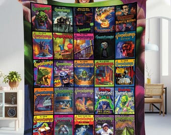 Goosebumps Blanket, Goosebumps Movie Horrorland, Goosebump Welcome To Horrorland Blanket, Goosebumps Halloween Blanket, Halloween Party 2026