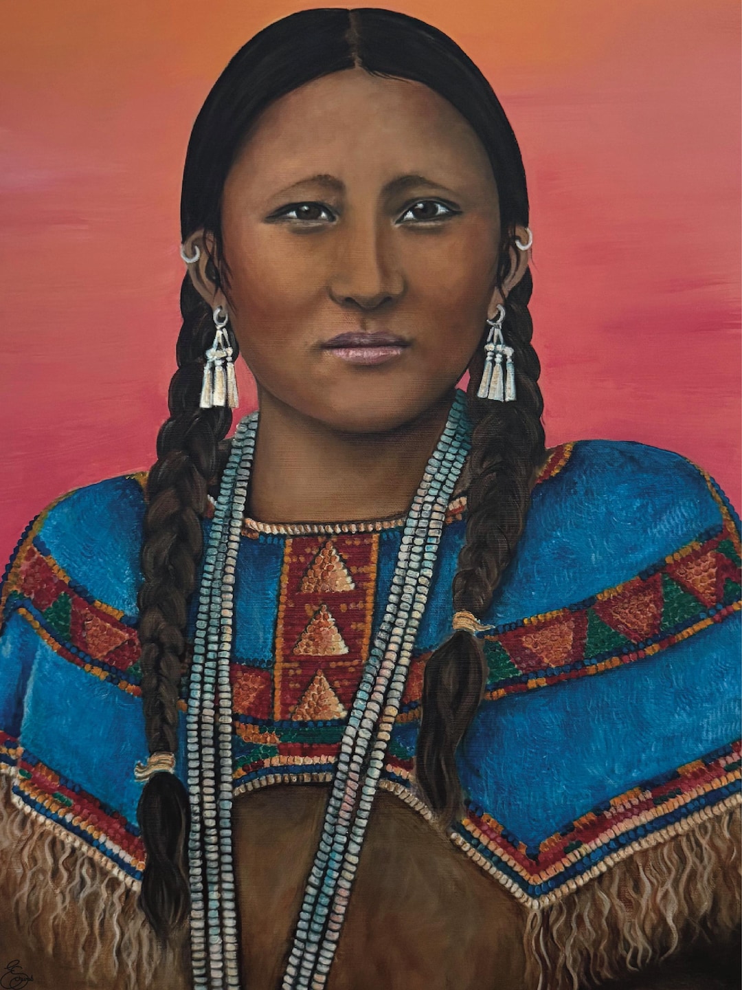 Arapaho War Chief 'pretty Nose' Acrylic Print - Etsy