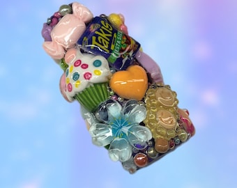 Candy Snack Charm Lighter Case | Cute Resin Lighter Cover | Sweet Dessert Aesthetic Lighter Holder