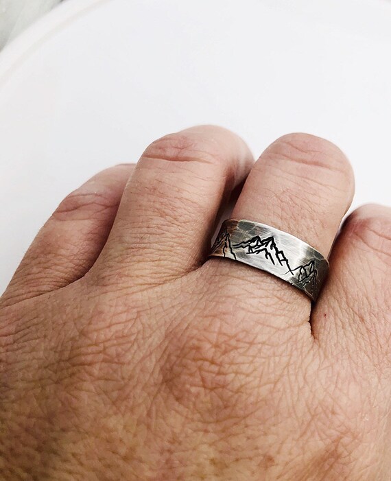 25th wedding 2024 anniversary silver rings