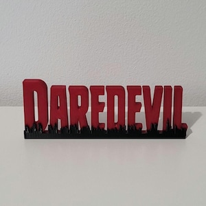 Marvel Daredevil Born Again Logo - 3D Printed