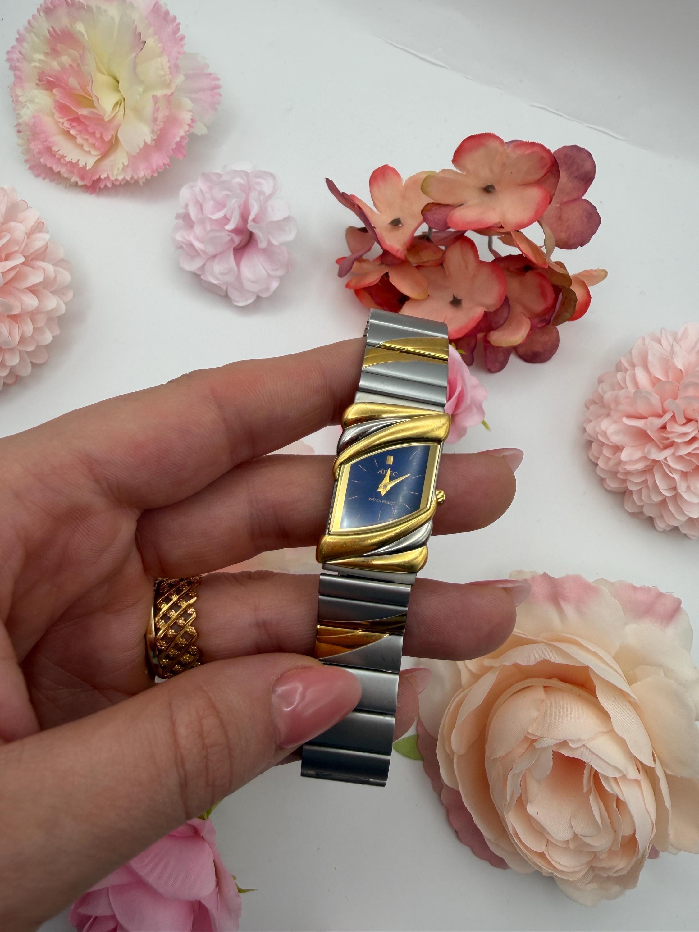 Vintage Watch Adec by Citizen Two-tone Ladies Watch – Navy  display picture 1