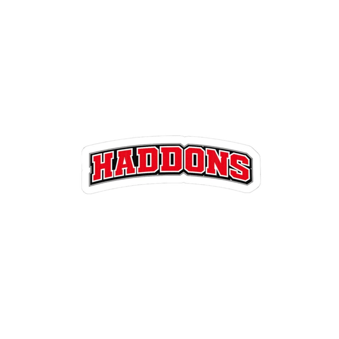 Haddonfield Lettering Haddonfield Nj, HADDONS Sticker | Arch Collegiate Lettering Kiss-cut ...