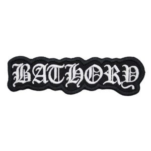 Bathory  Patch - Swedish Black Thrash Viking Metal Music Band Logo - Sew-on Style Embroidered Patch