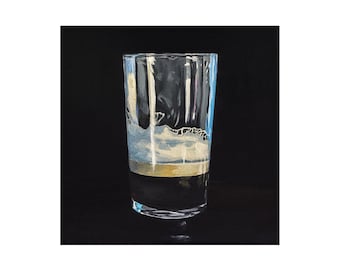 Zeitgenössische Essen & Trinken Kunst – Irish Stout Giclée Druck – Modernes Wanddekor