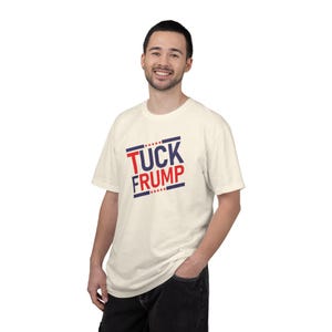 Politisk Tuck Frump-tröja | Anti-Trump-tröja med statementmotiv | Unisex bomull