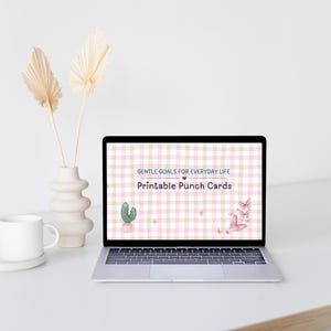 Gentle Goals Punch Cards , Printable Self-Care & Habit Builder , Instant Download PDF