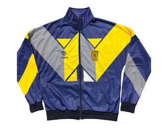 Scotland Tartan Army Retro 1991 Inspired Track Top