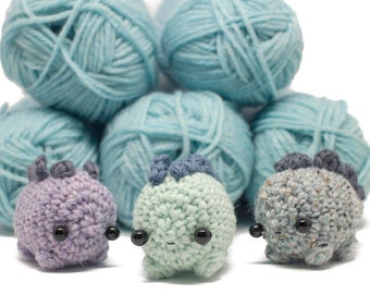 crochet stegosaurus amigurumi pattern - dinosaur toy pattern