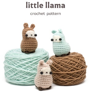 amigurumi llama pattern - easy crochet toy pattern