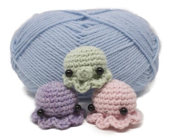 crochet mini octopus pattern - easy amigurumi pattern