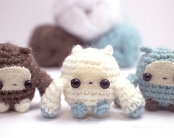 crochet pattern - amigurumi monsters