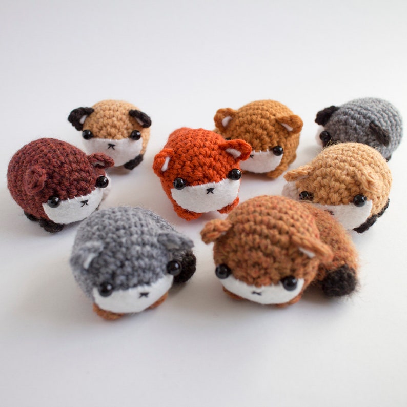 crochet fox pattern amigurumi animal downloadable pdf crochet pattern image 8