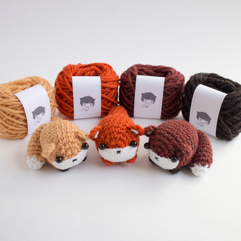 crochet fox pattern amigurumi animal downloadable pdf crochet pattern image 9