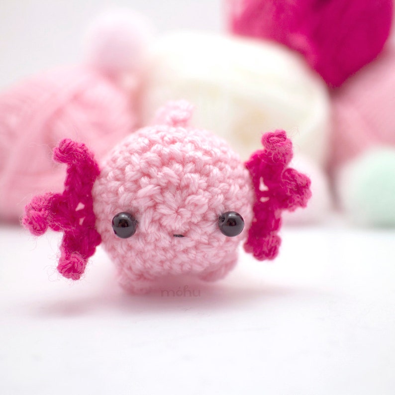 crochet axolotl pattern amigurumi animal pattern image 3