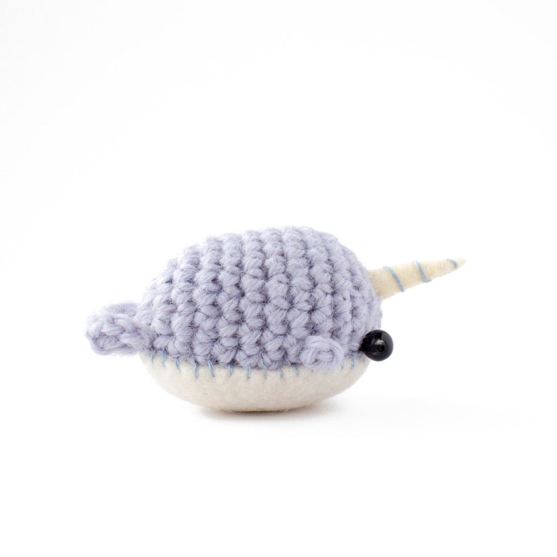 crochet narwhal pattern - amigurumi toy pattern image 3
