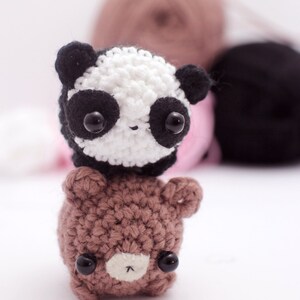 crochet panda pattern - kawaii amigurumi pattern image 3