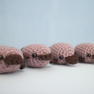 platypus plush stuffed animal - crochet platypus amigurumi toy