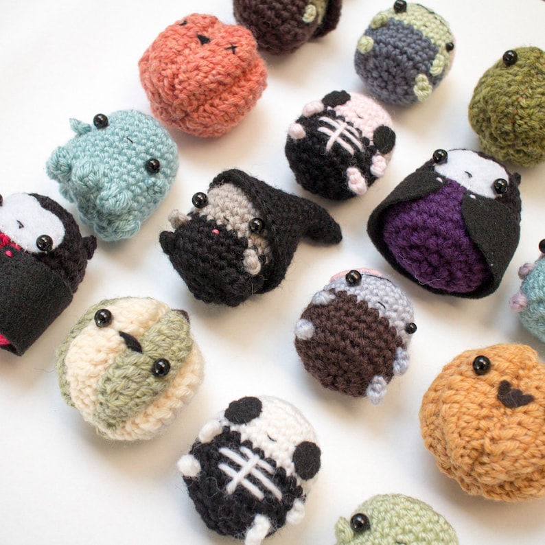 Halloween crochet patterns bundle amigurumi Halloween pattern download image 2