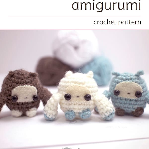 crochet pattern - amigurumi monsters