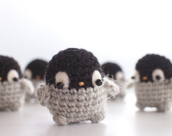 Baby penguin amigurumi - crochet plush toy
