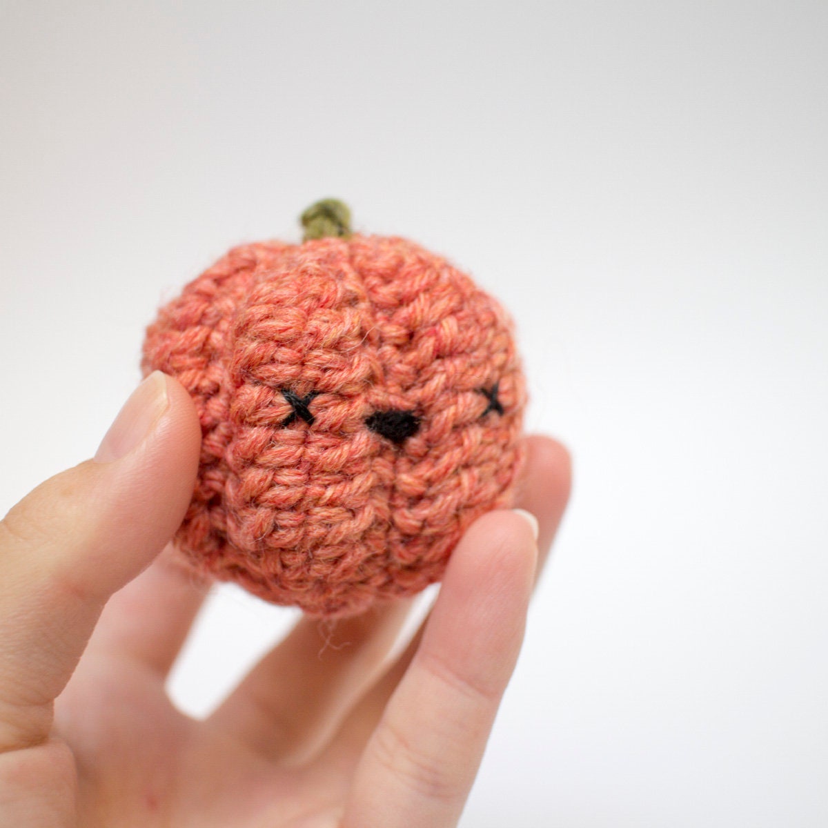 crochet pumpkin amigurumi - halloween pumpkin plush toy