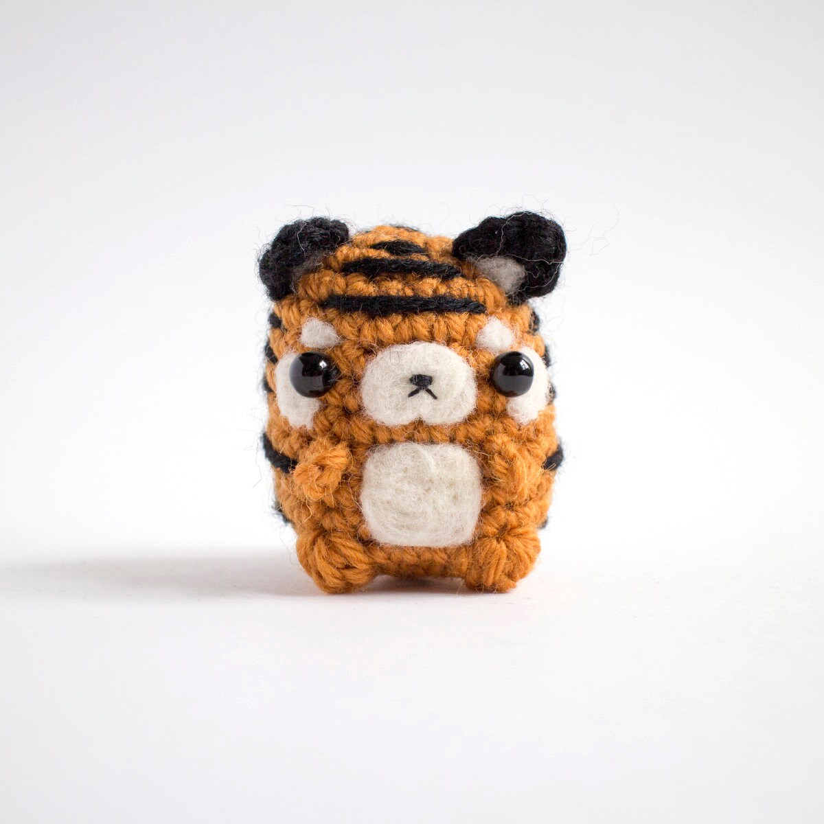 amigurumi tiger plush toy - crochet tiger stuffed animal