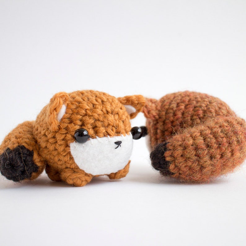 crochet fox pattern amigurumi animal downloadable pdf crochet pattern image 5