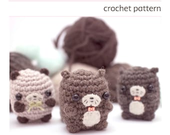 amigurumi otter pattern - crochet otter pattern