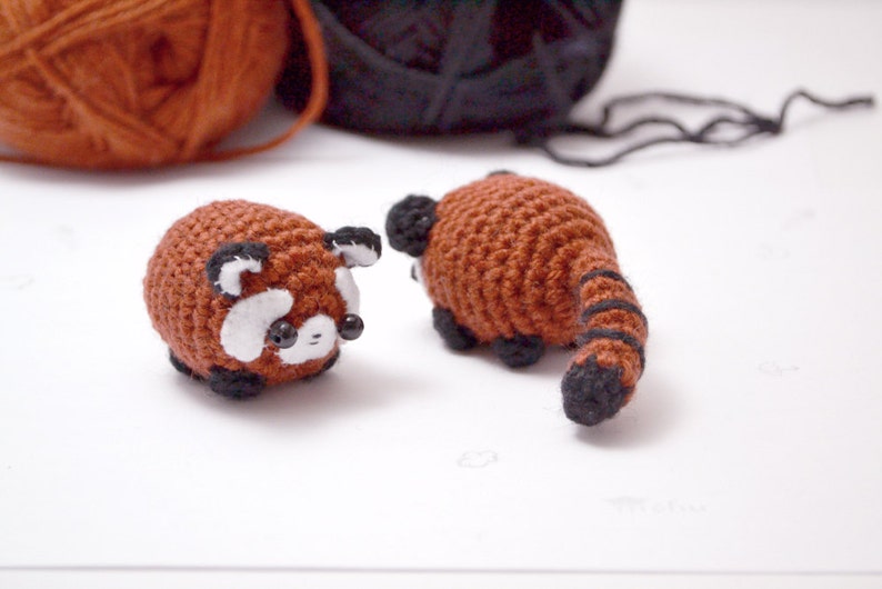 red panda pattern cute amigurumi crochet pattern image 2