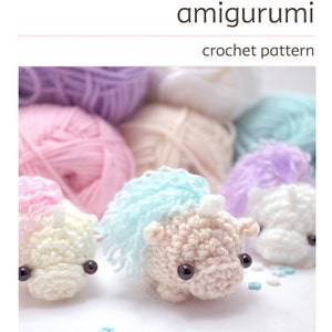 amigurumi unicorn pattern - cute crochet unicorn pattern