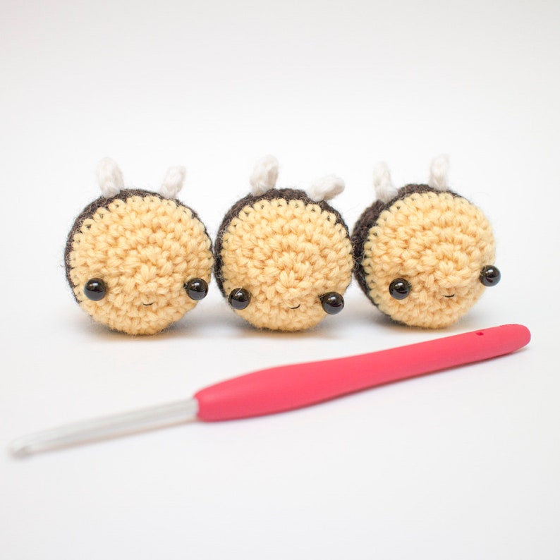 Mini Bee Crochet Pattern - Easy Amigurumi Bumblebee Pattern - Etsy