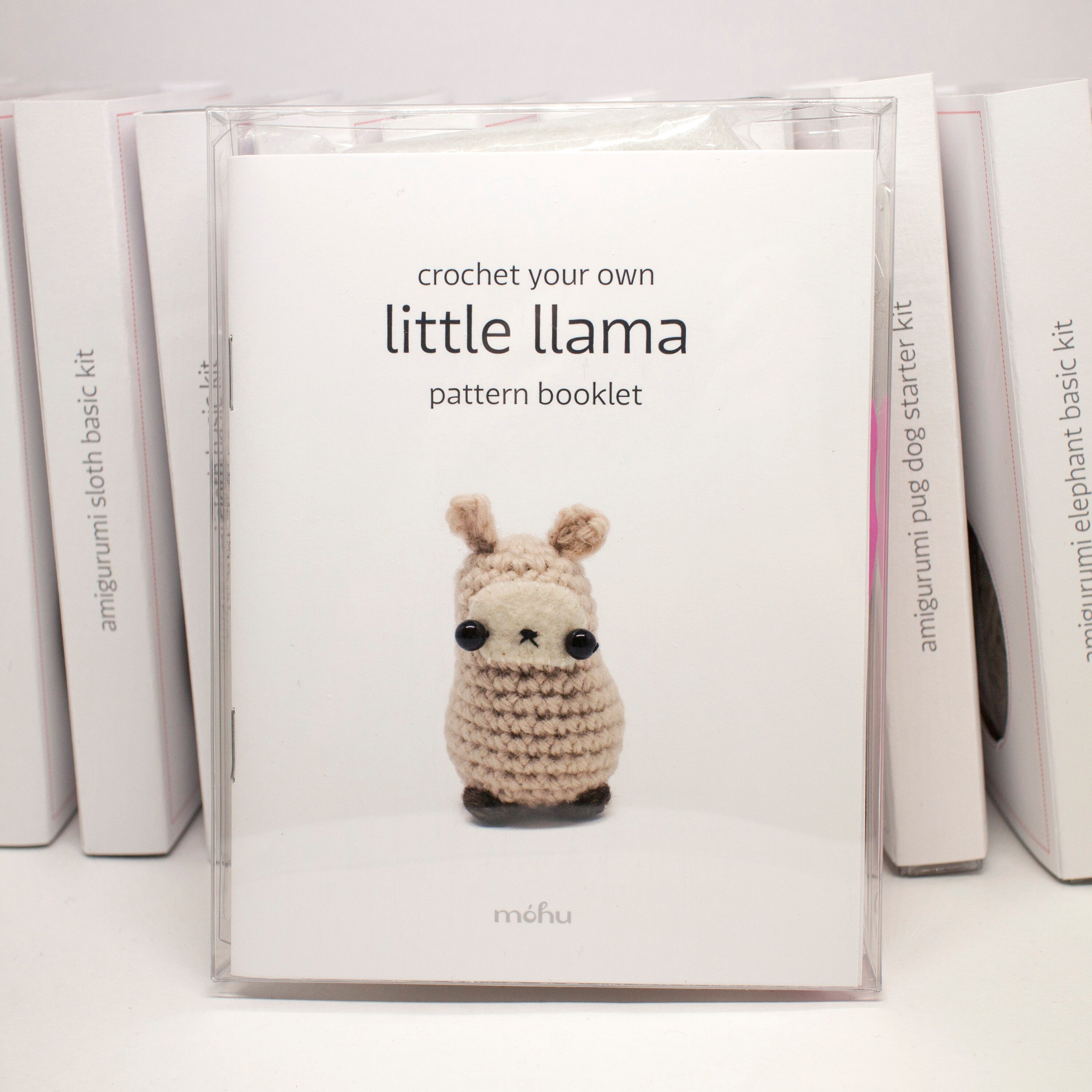 crochet kit amigurumi llama diy craft kit