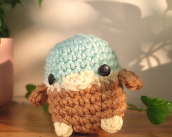 Mallard duck plushie - crochet amigurumi plush toy