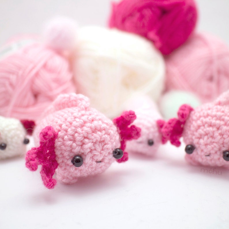 crochet axolotl pattern amigurumi animal pattern image 5