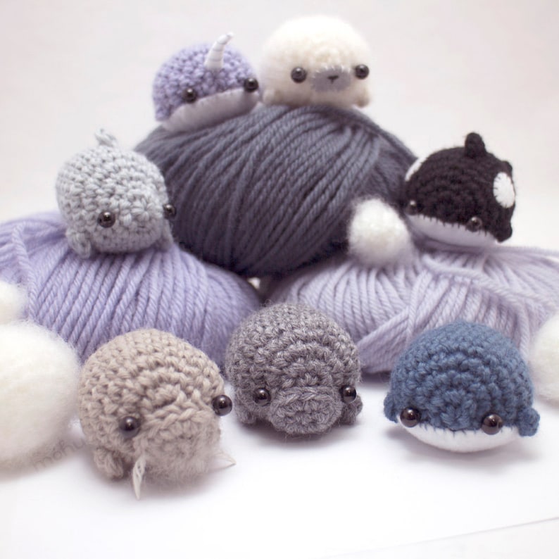 Padrão de amigurumi - padrão de crochê de criaturas marinhas (e-book) imagem 5