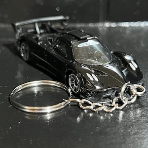 Various Pagani Keychain Diecast Cars 1:64 Scale Key Ring | Mini Gift