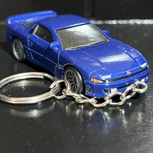 Mitsubishi 3000GT GTO Dodge Stealth Keychain Diecast Car 1:64 Scale Key Ring | Mini Gift