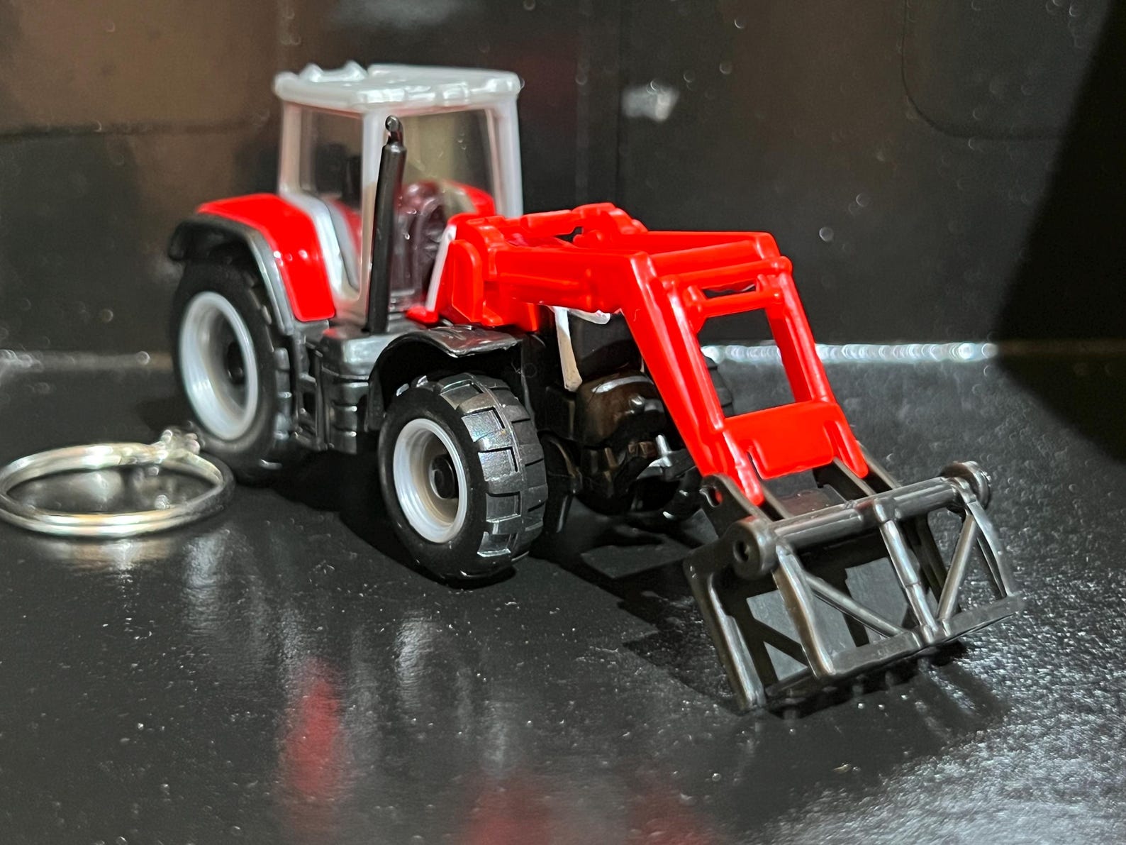 Various Tractor/bobcat Vehicles Telehandler Keychain Diecast Car 1:64 ...