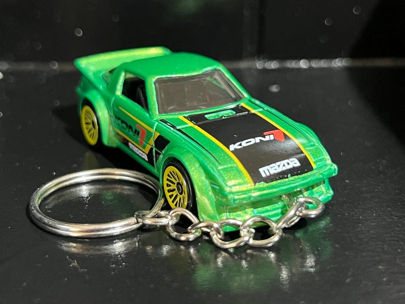Mazda RX7 Pandem FC Coupe Rotary Keychain Diecast Car 1:64 Scale Key ...