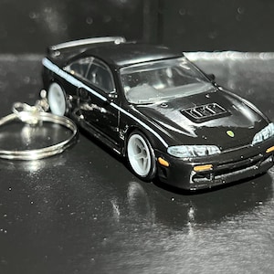 各種日産S14 240sxシルビアキーホルダーダイキャストカースケールキーリングワイルド・スピードSpecR | ミニギフト