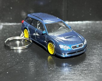 Subaru Forester/Outback/Legacy/WRX Wagon Keychain Diecast Car 1:64 Scale Key Ring 4x4 Off-Road SUV | Mini Gift