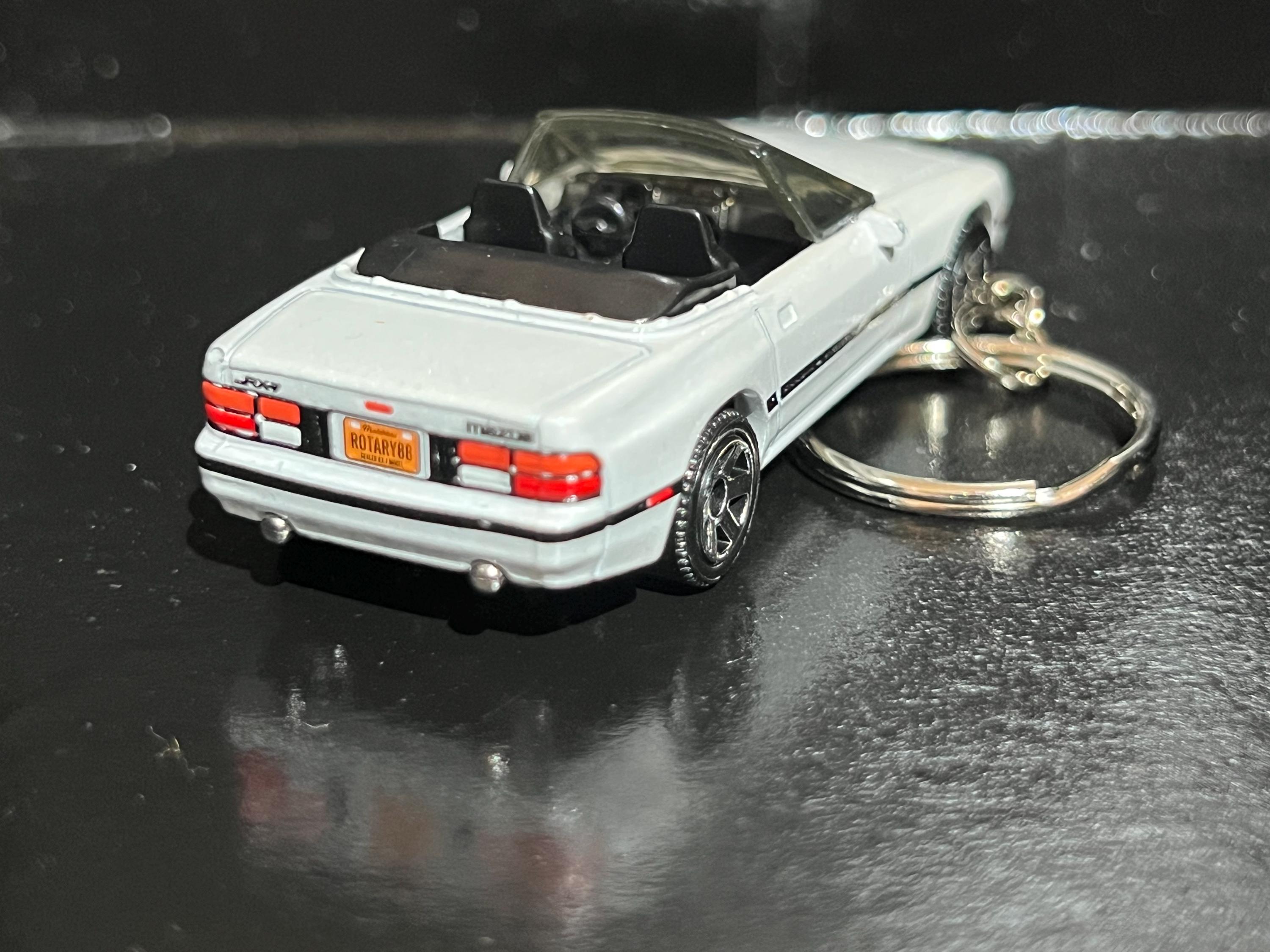 Mazda RX7 Pandem FC Coupe Rotary Keychain Diecast Car 1:64 Scale Key ...