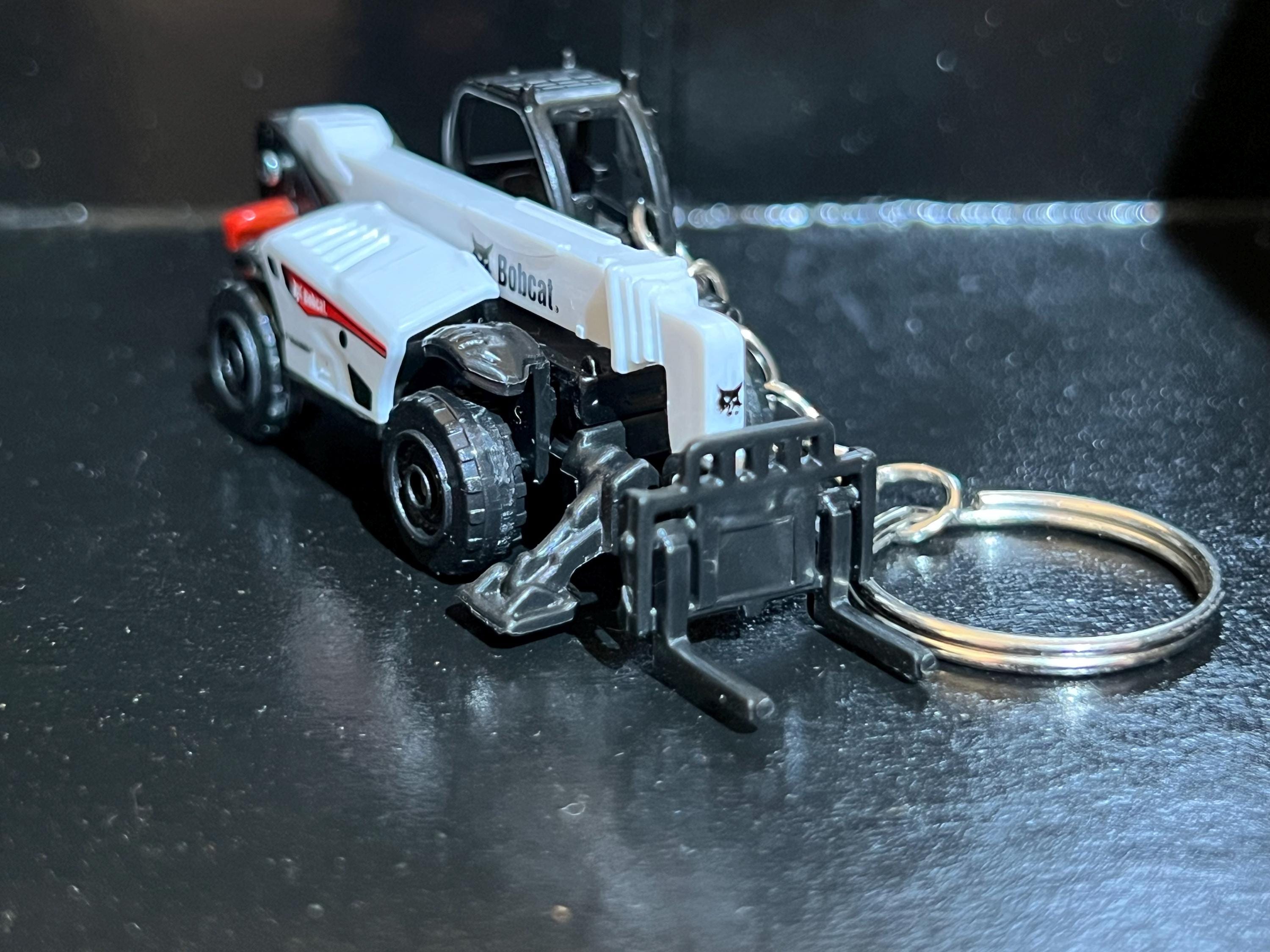 Various Tractor/bobcat Vehicles Telehandler Keychain Diecast Car 1:64 ...